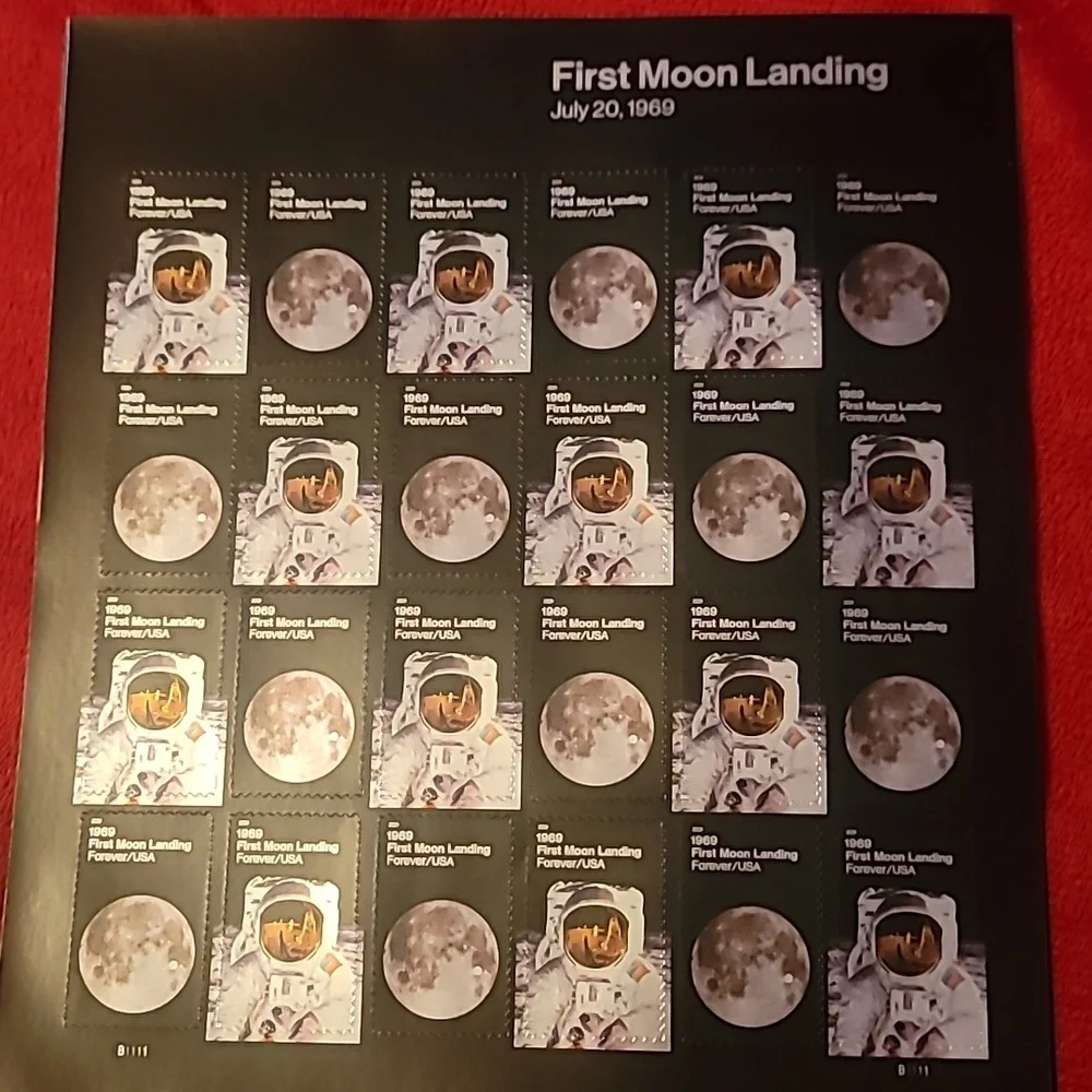 120 USPS‎ 2019 First Moon Landing Forever Stamps Postage Wedding Invite Bachelor